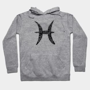 Pisces Symbol Hoodie